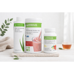 Pacchetto Colazione Bilanciata Herbalife | Formula 1 + Infuso + Aloe | Herbalfit24