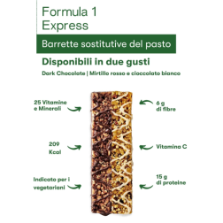 Formula 1 Express Barrette Mirtillo Rosso e Cioccolato Bianco Herbalife |  Sostituto Pasto – Herbalfit24