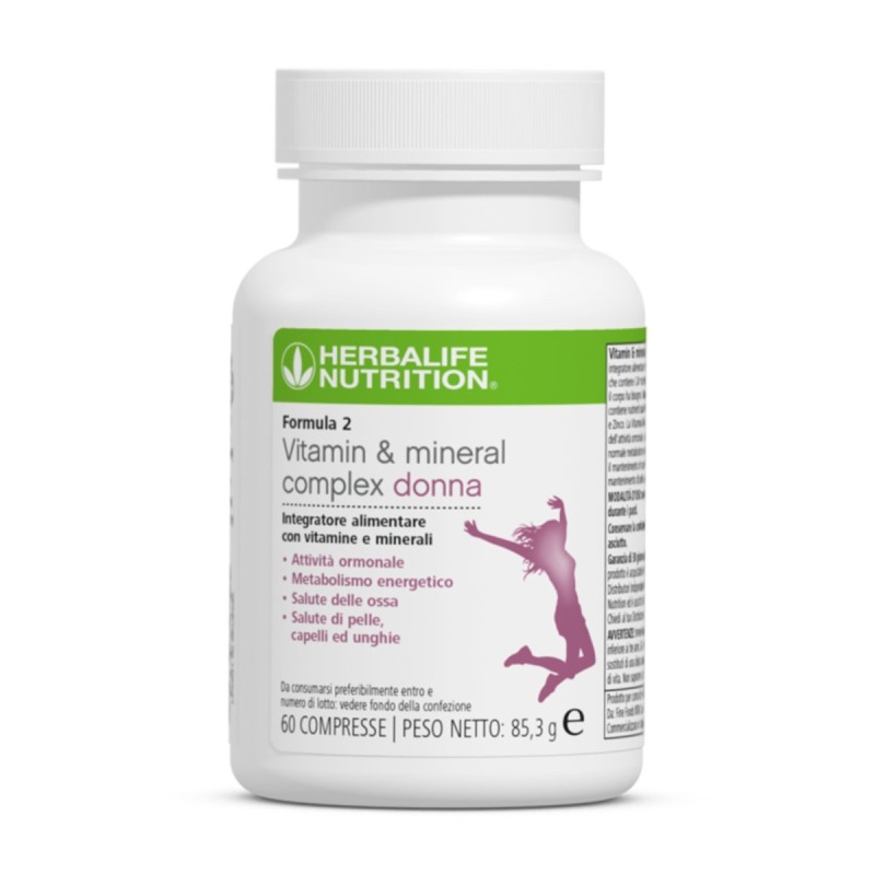 Formula 2 Vitamin & Mineral Complex donna 60 compresse