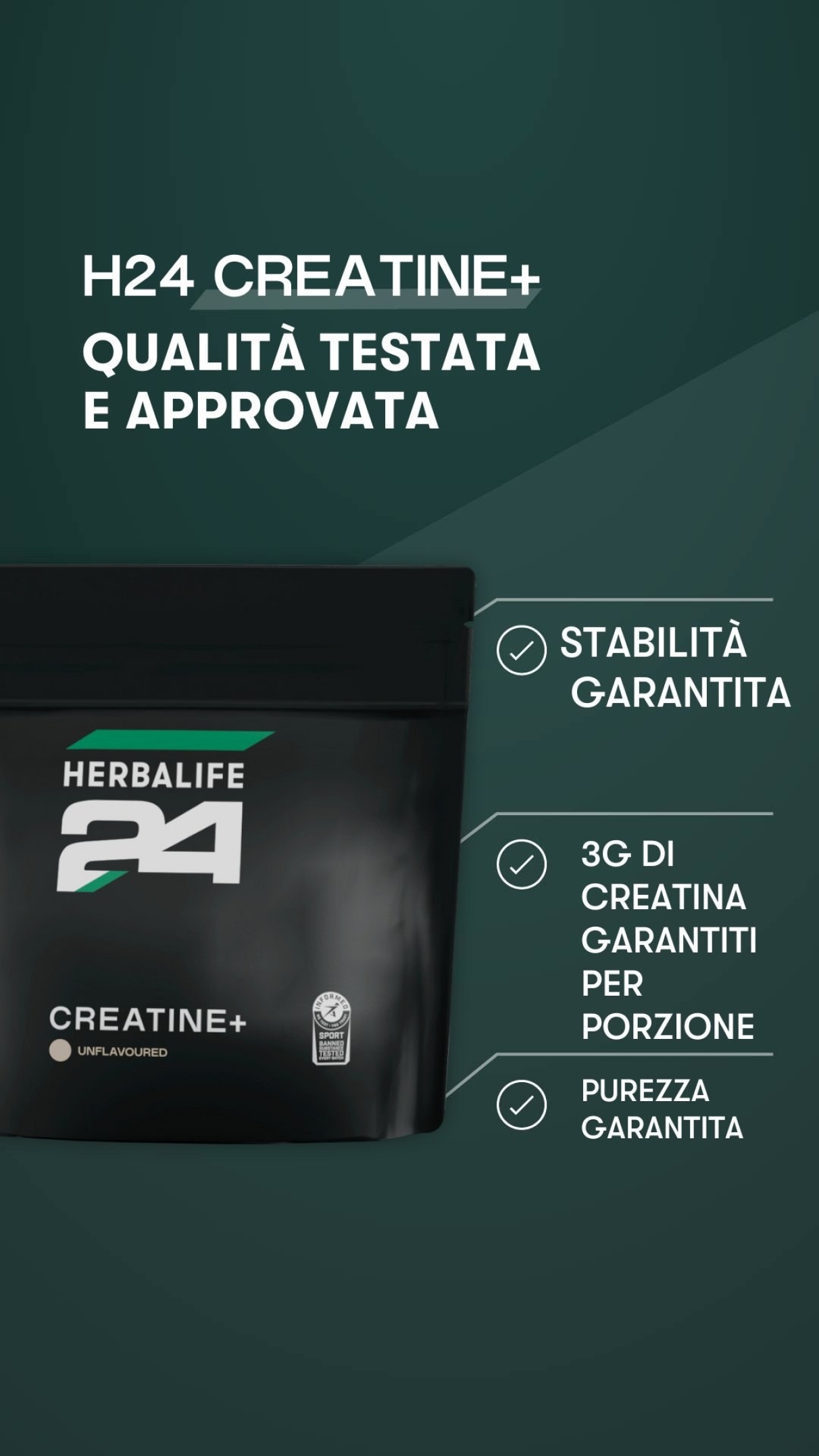 Creatina: cos'è, come si assume e per chi è adatta