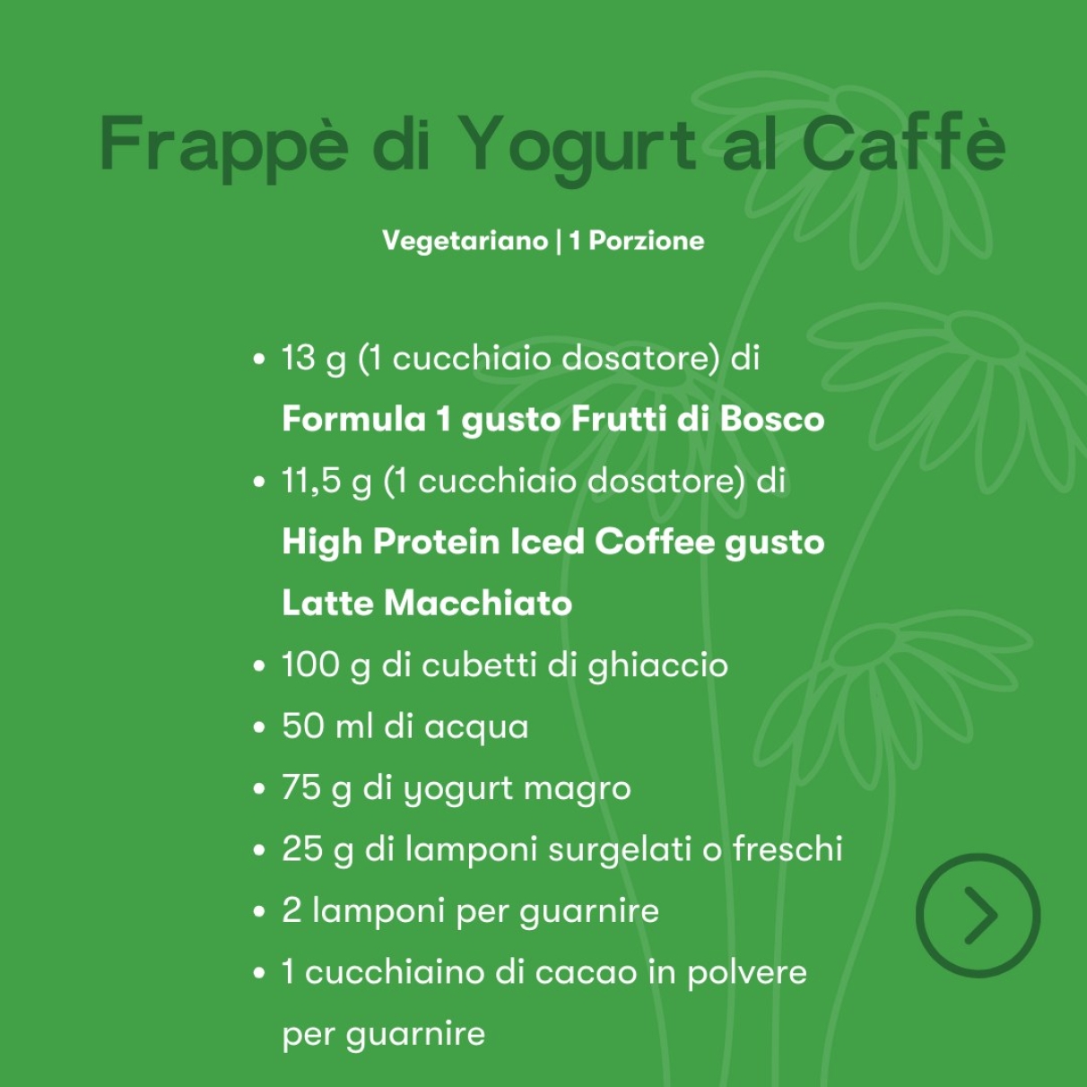 Frappé allo yogurt e caffè