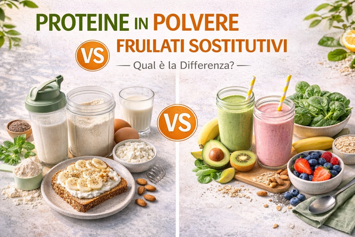 Proteine in Polvere vs Frullati Sostitutivi: Qual è la Differenza?