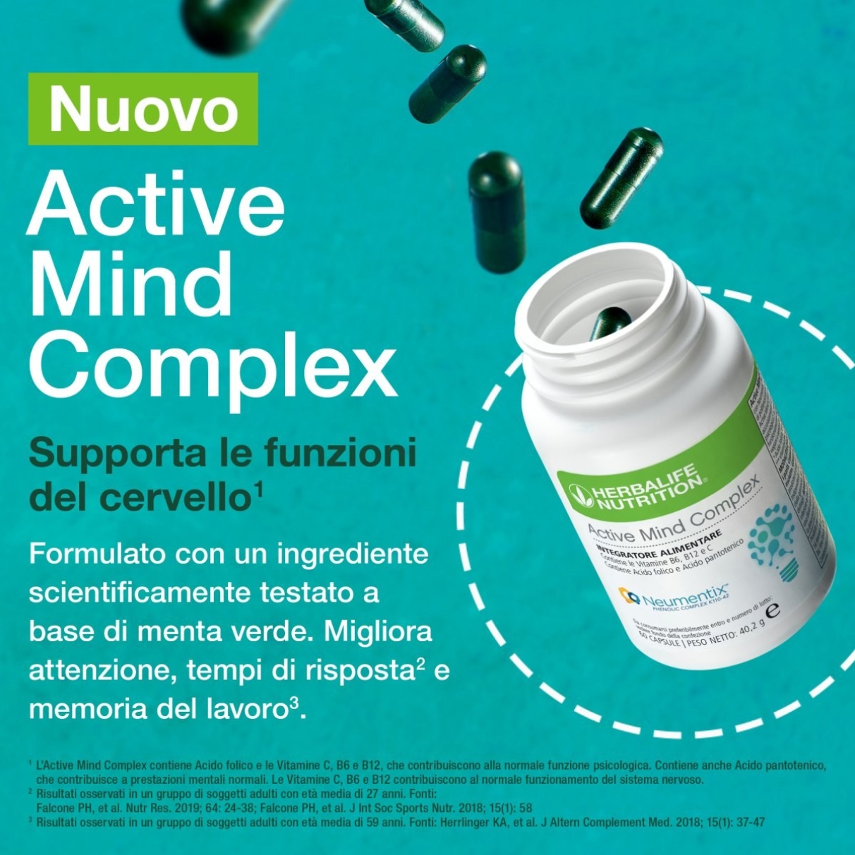Vitamine del gruppo B e concentrazione nello studio